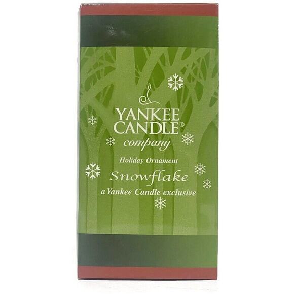 Yankee Candle Snowflake Holiday Ornament Elf With Candle Christmas Blown Glass - Picture 6 of 9